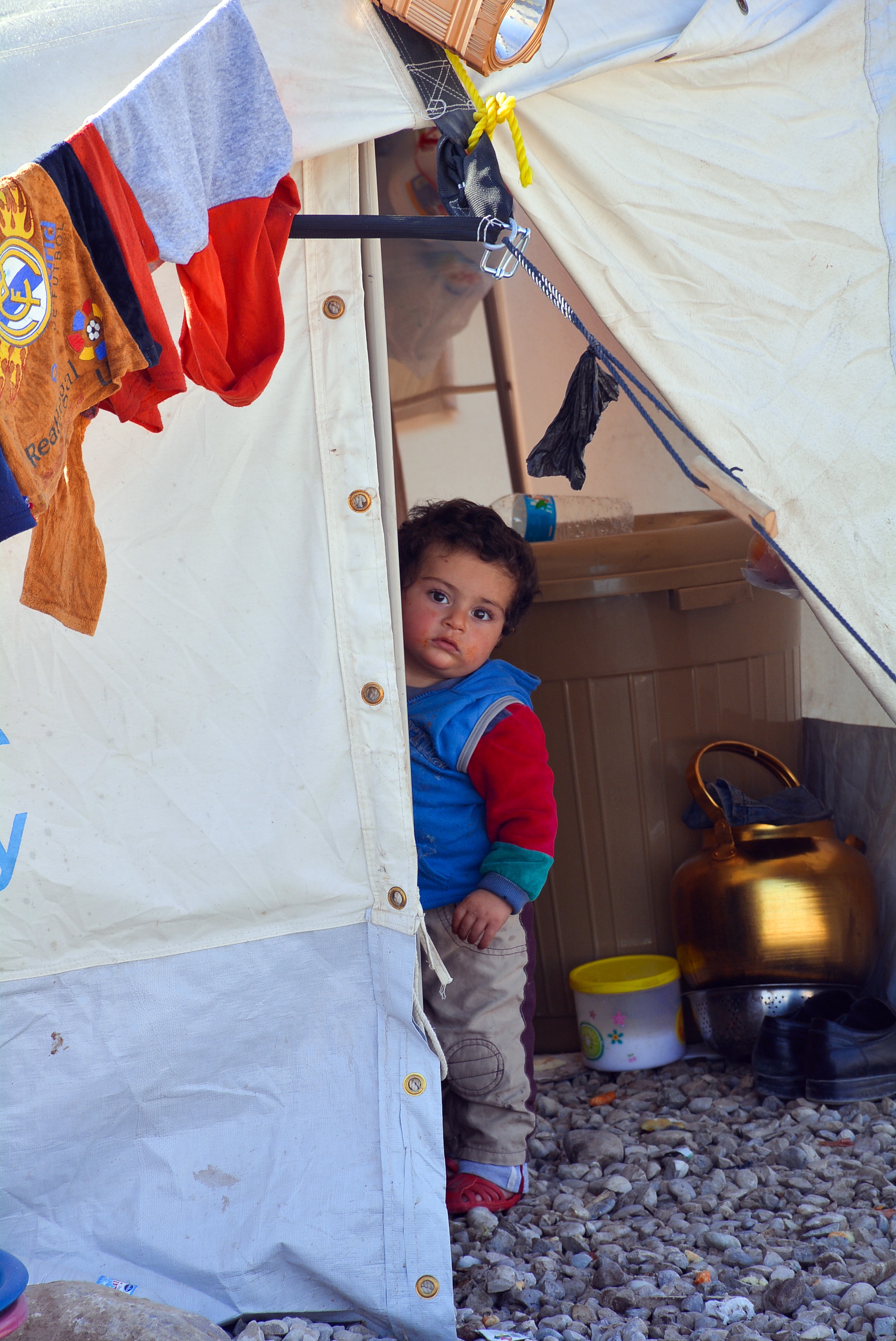 Iraqi IDP children in the Dibaga Camp, southwest of Erbil Province, Kurdistan Region. (Photo: Fryad Nanakali)